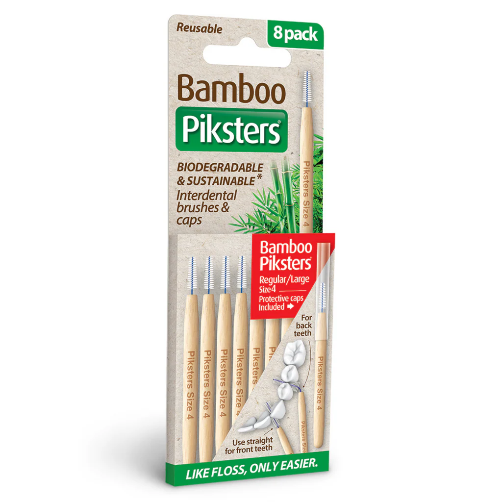 Piksters Bamboo Size 4 Red 8pk-Piksters-Matakana Pharmacy
