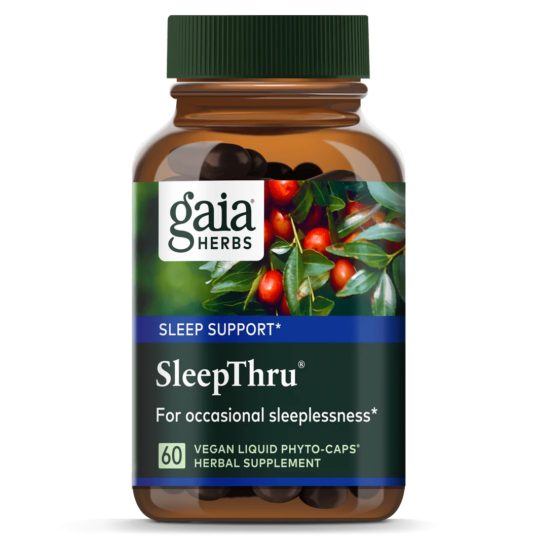 Gaia Herbs SleepThru, front of pack
