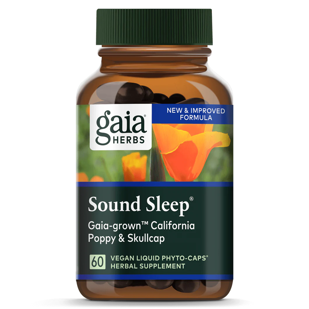 Gaia Herbs Sound Sleep, front of pack