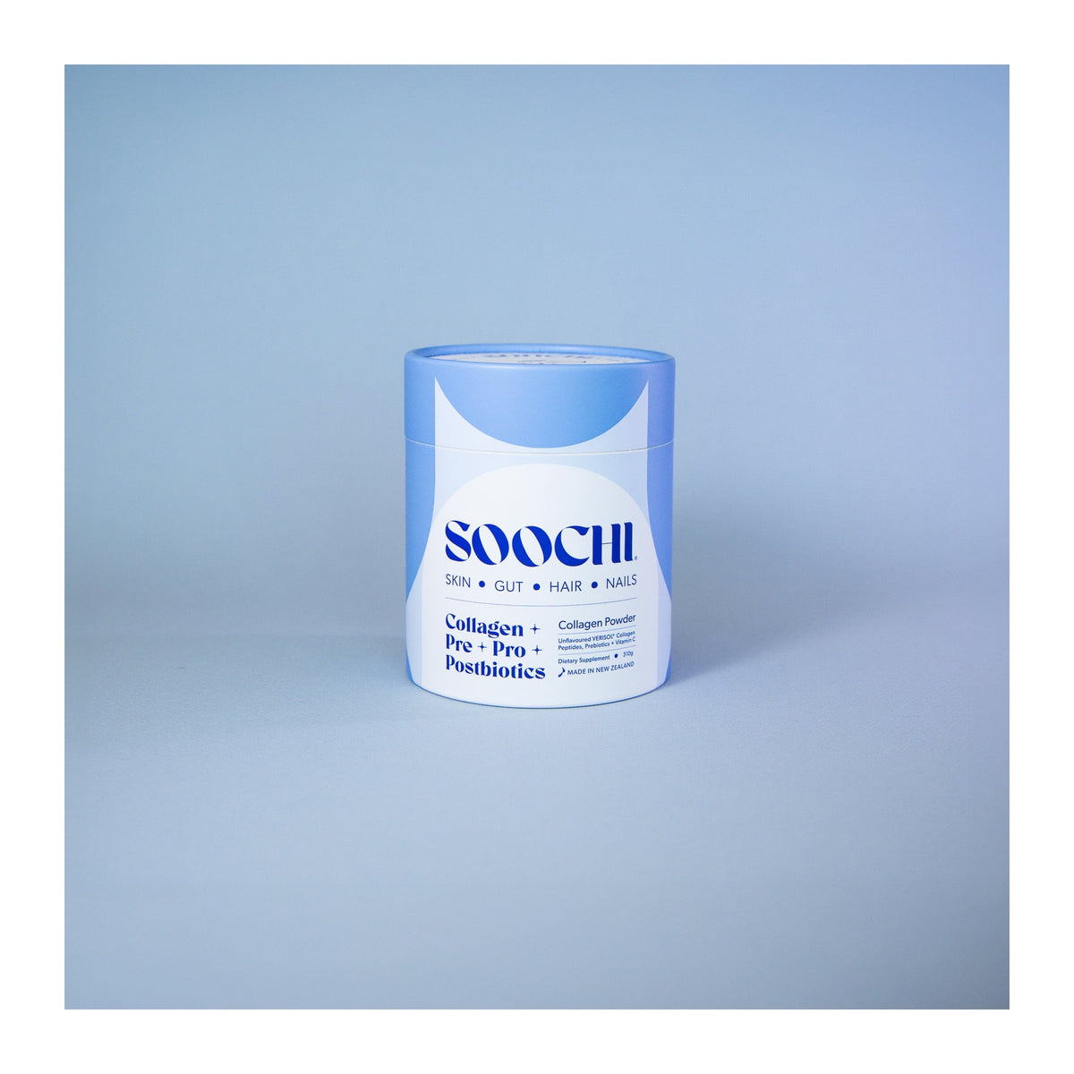 Soochi Collagen + Pre, Pro and Postbiotics Powder 310g tub