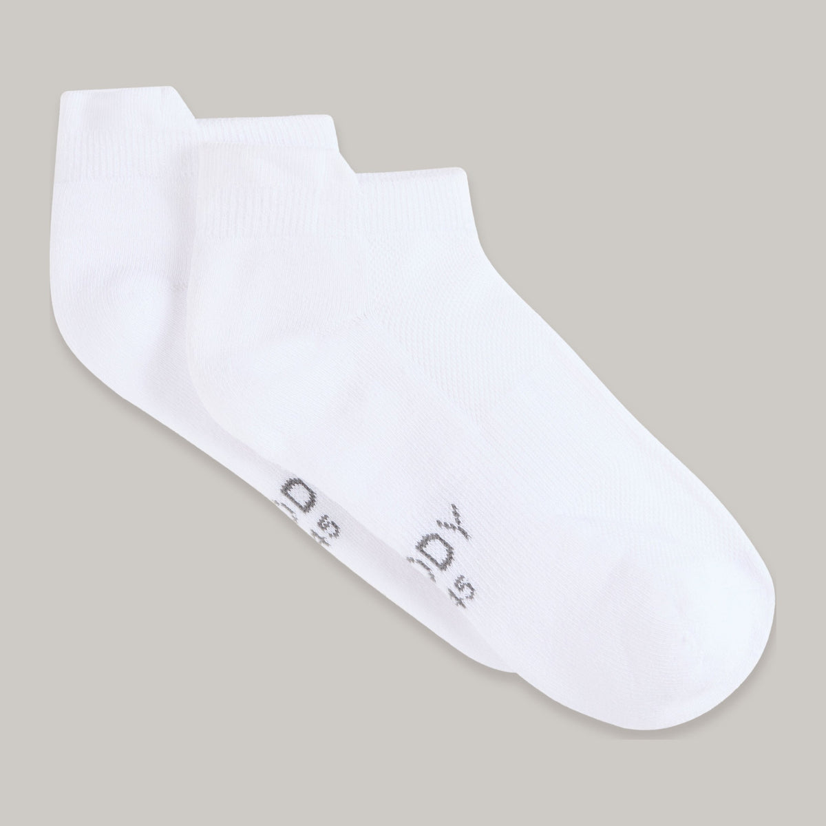 Sport Ankle Socks in white, Boody organically grown bamboo