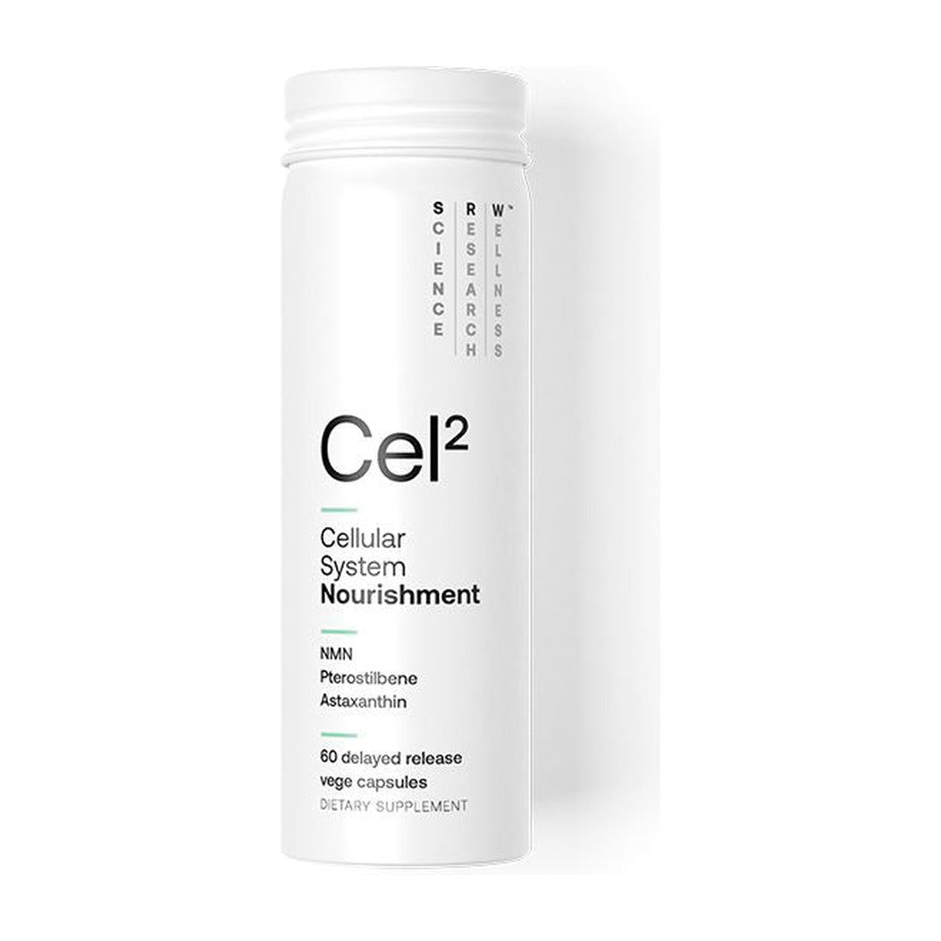 SRW Cel2 Nourishment, 60 delayed release vege capsules, canister front