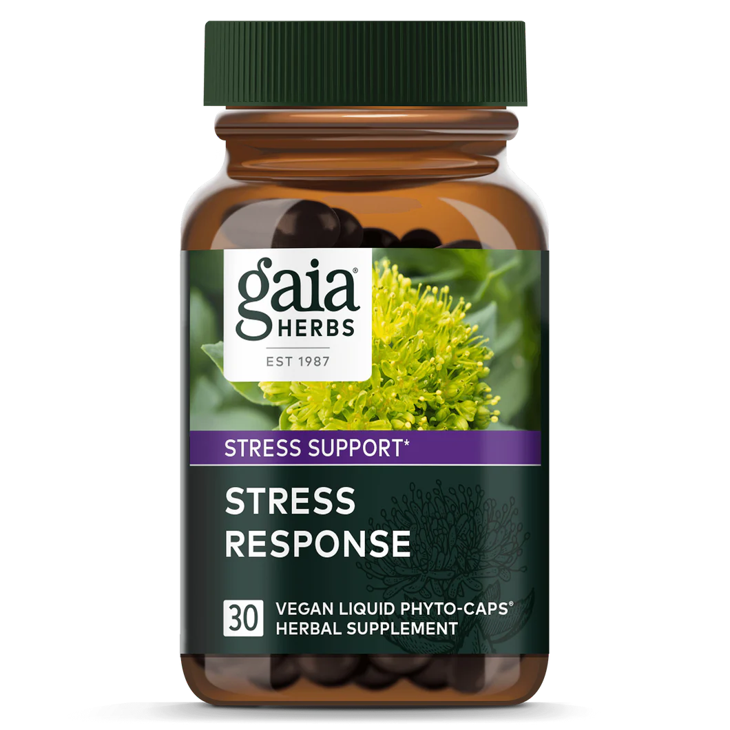 Gaia Herbs Stress Response, front of pack