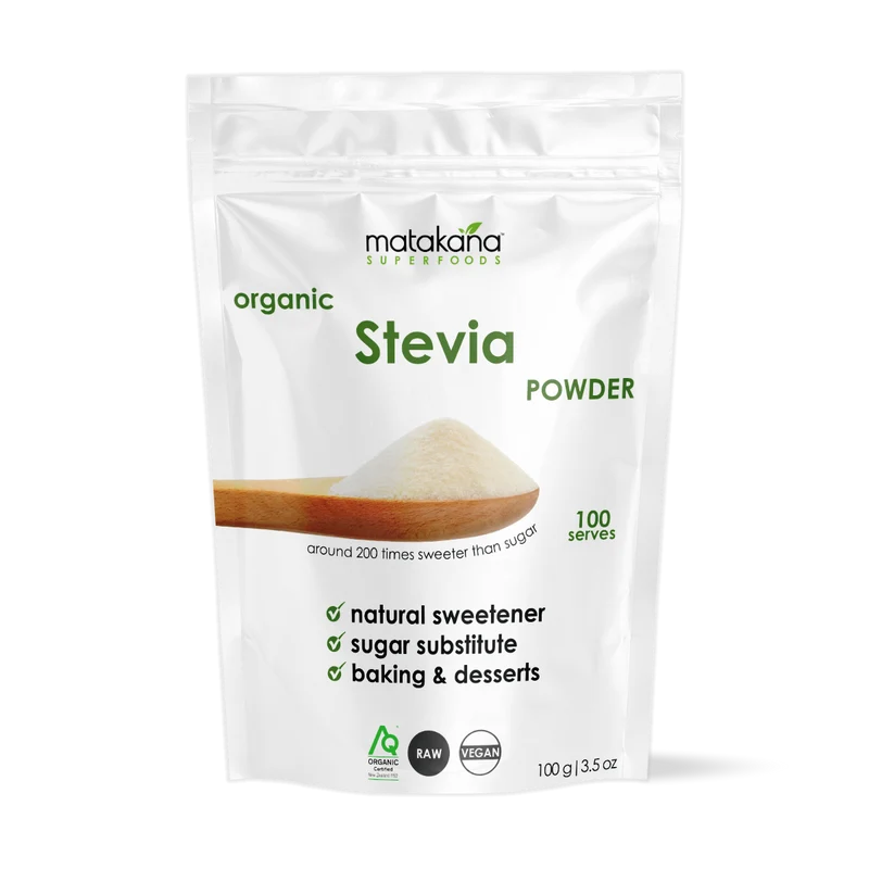 Stevia Organic Powder 100g-Matakana Superfoods-Matakana Pharmacy