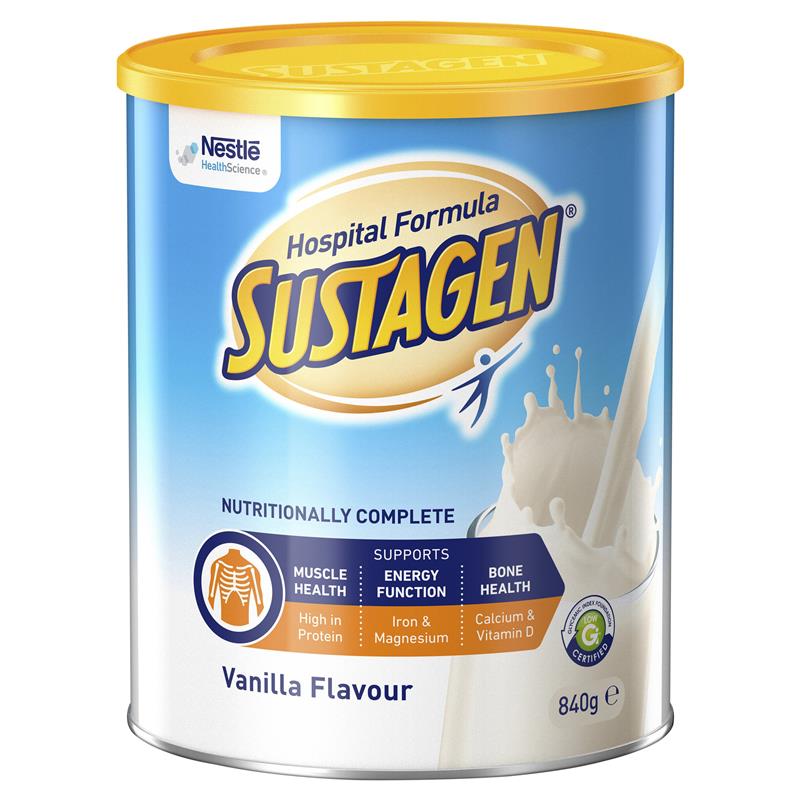 image of NESTLE Sustagen Hospital Active Powder Vanilla 840g