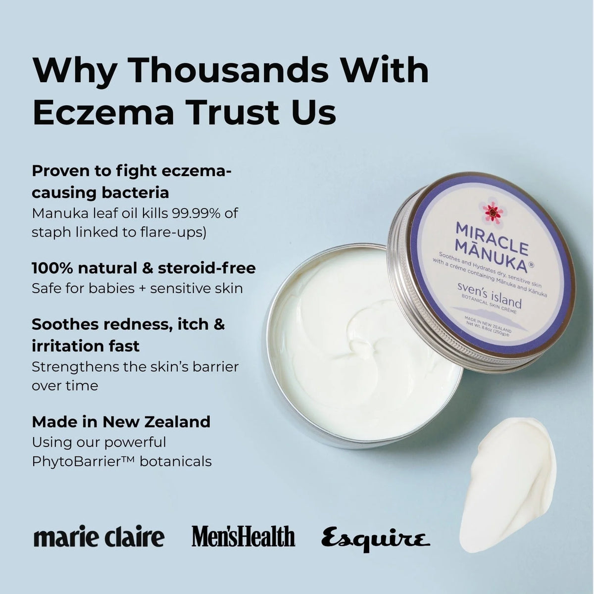 Miracle Manuka - Botanical Skin Creme 250g-Sven's Island-Matakana Pharmacy