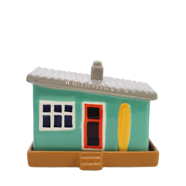 Ceramic Butter Dish Classic Kiwi Bach-Matakana Pharmacy
