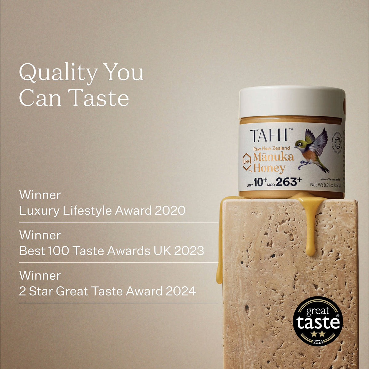 Tahi Manuka Honey 10+ 250g