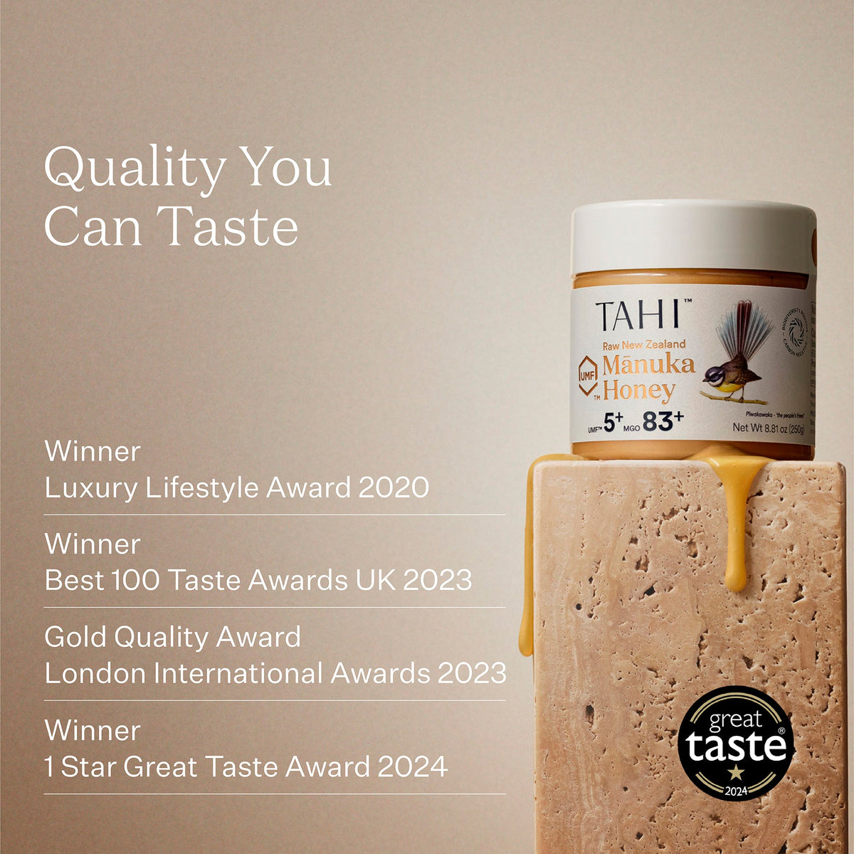 Tahi Manuka Honey 5+ 400g