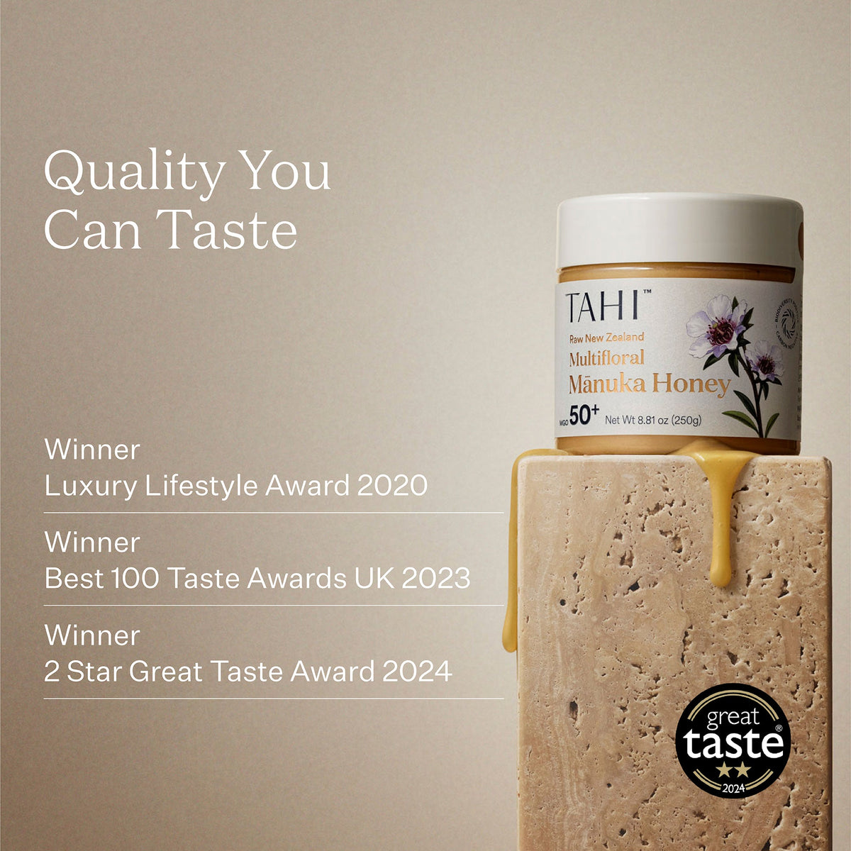 Tahi Multifloral Manuka Honey MGO 50+ 400g