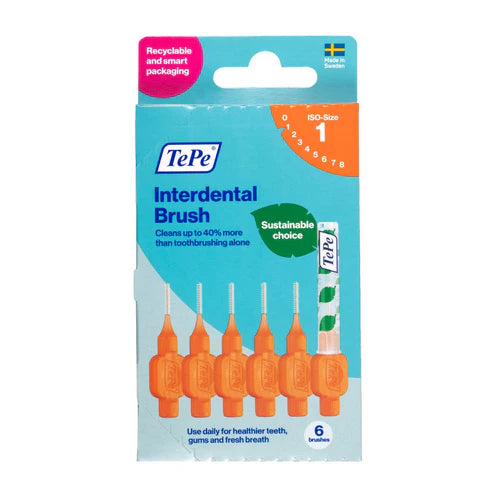 Tepe T/B I/dental 6pk Orng 0.45mm-Matakana Pharmacy