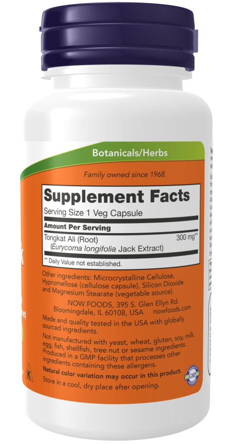 Image of TestoJack 300 60vcaps supplement facts