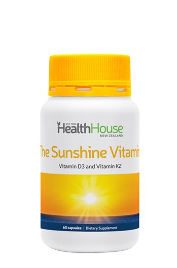 The Sunshine Vitamin 60 Capsules-Matakana Pharmacy