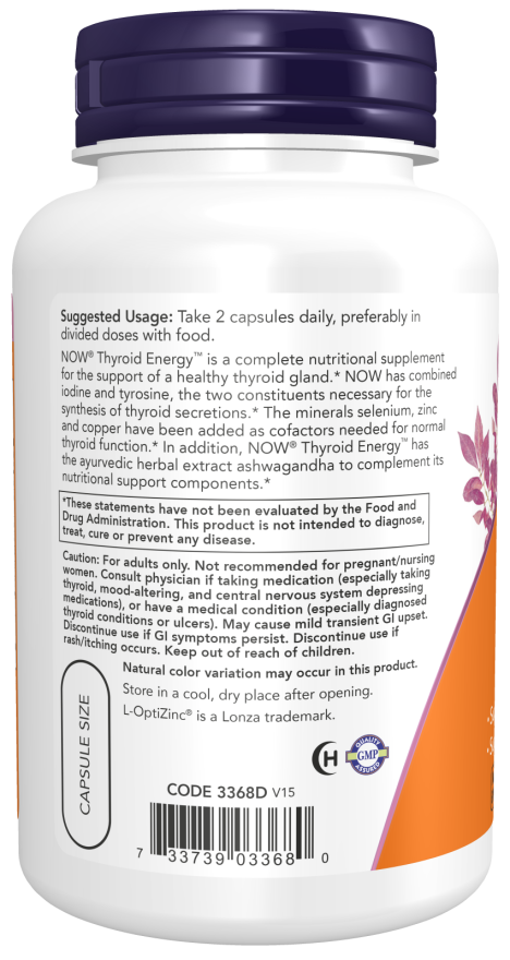 Image of Thyroid Energy 90vcaps suggested usage