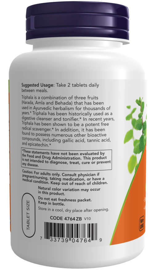 Image of Triphala 500mg 120tabs suggested usage