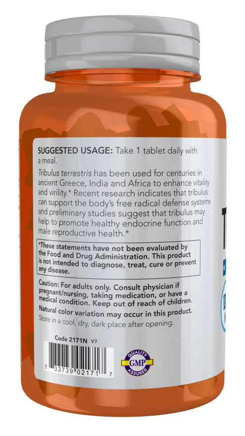 Image of Tribulus 1000mg 90tabs suggested usage
