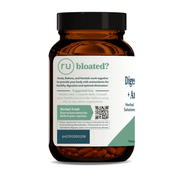 Image of Triphala - Digestive Support + Antioxidants 60vcaps suggested use