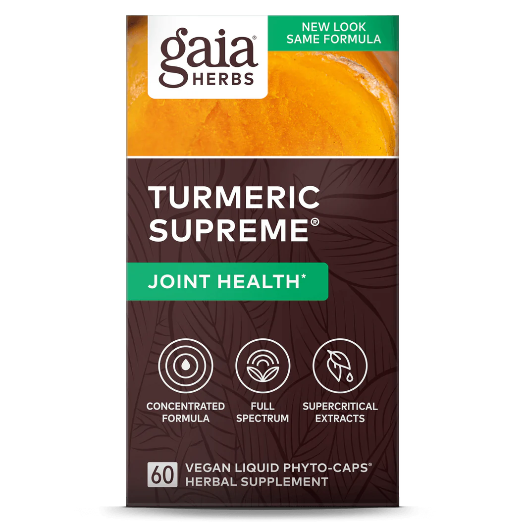 Gaia Herbs Turmeric Supreme Joint Health, product photo
