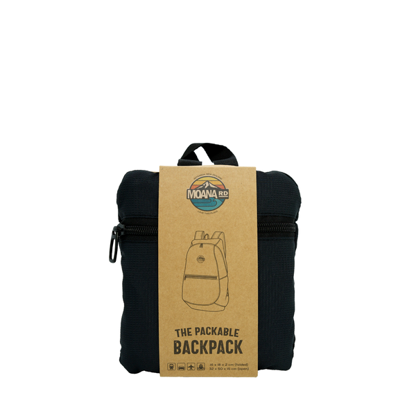 Packable Backpack 30x15x50cm Black