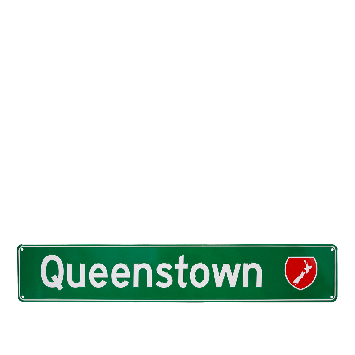 Road Trip Metal Sign 50x9cm Queenstown