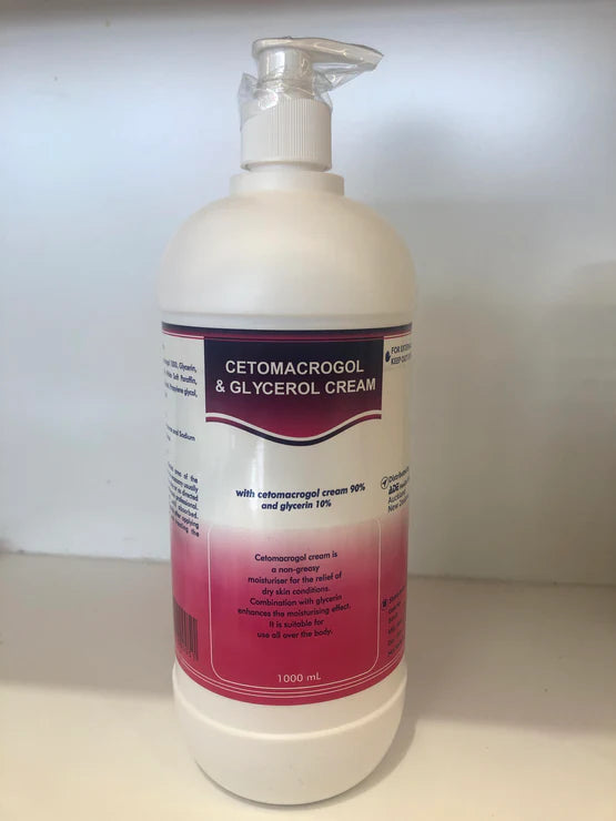 Cetomacrogol 90% + Glycerin 10% Cream 1000ml | Matakana Pharmacy