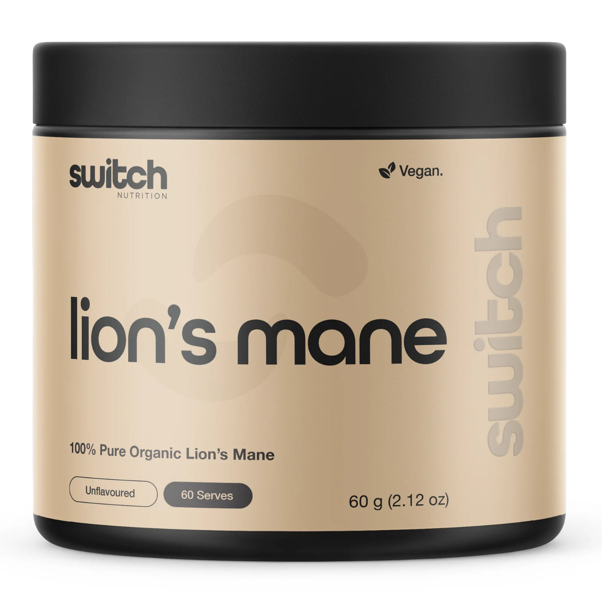 Switch Essentials Lion's Mane Powder 60g-Switch Nutrition-Matakana Pharmacy