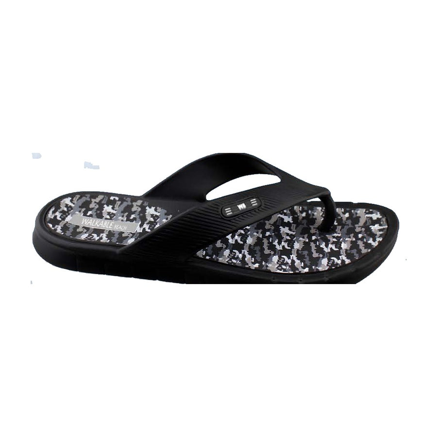 Venice Men's Jandals Black | Walkable Beach