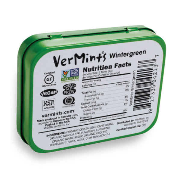 Image of vermints back of tin