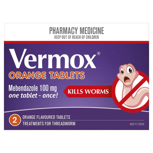 Image of VERMOX Tabs 100mg 2tabs