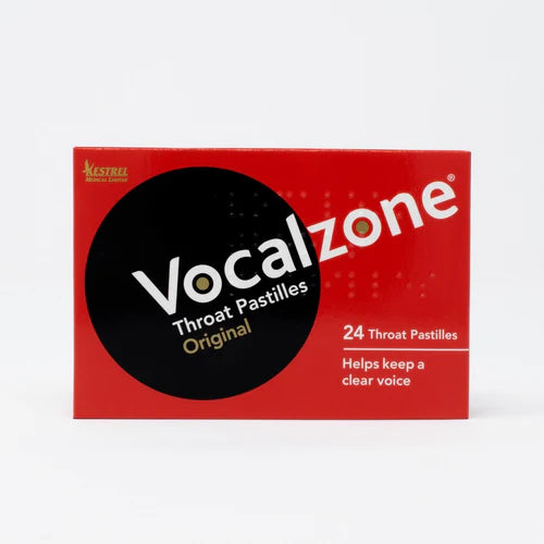 Image of VOCALZONE Throat Pastilles 24pk to keep voice clear