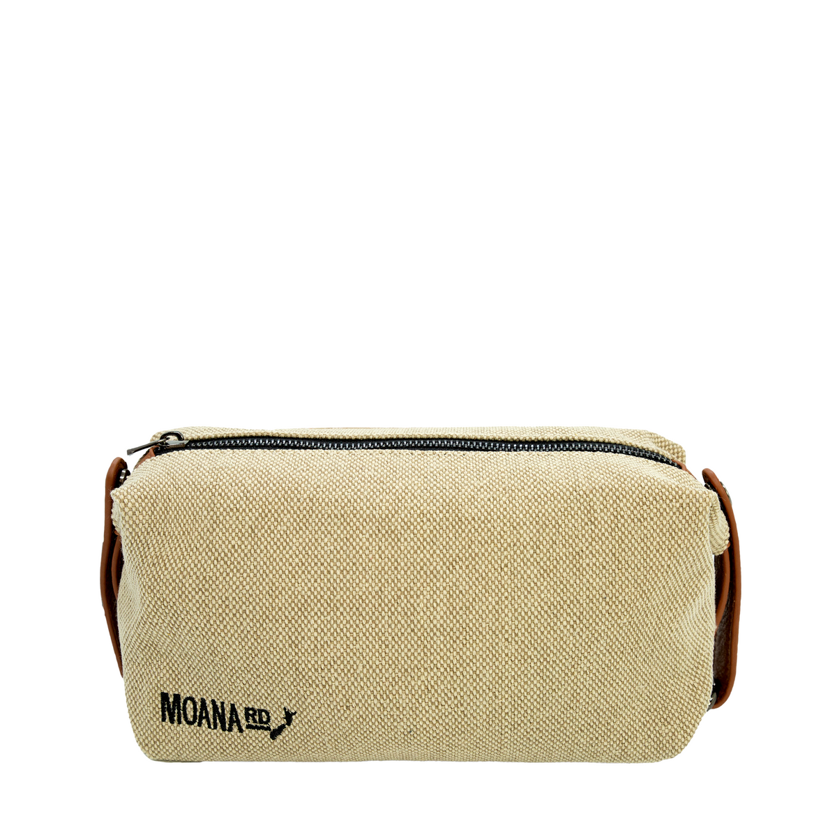 Canvas Toilet Bag 24x10x14cm Oat-Matakana Pharmacy