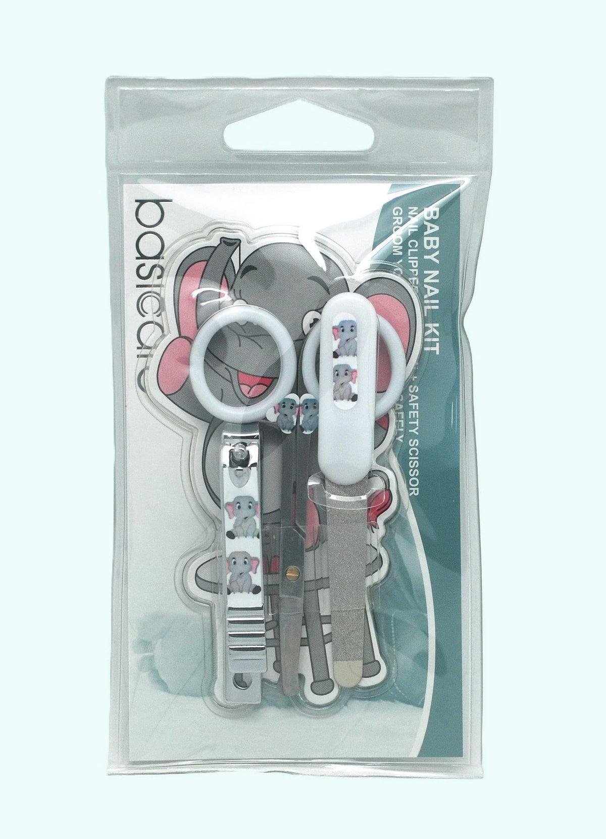 Nail Care Set Baby 3pc Clipper File and Scissors-Basicare-Matakana Pharmacy