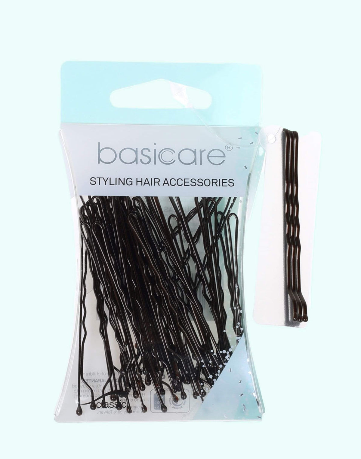 Bobby Pins Medium 6.2cm Brown 36pk-Basicare-Matakana Pharmacy