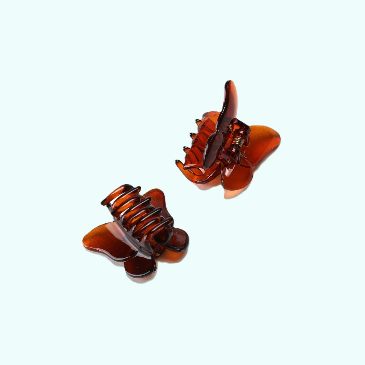 Mini Butterfly Claw Clip Shell 2pc-Basicare-Matakana Pharmacy