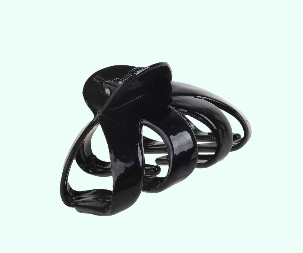 Hair Clip Octopus Claw Black 8.5cm-Basicare-Matakana Pharmacy