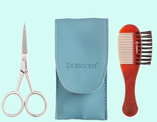 Men's Grooming Moustache Trimming Kit-Basicare-Matakana Pharmacy