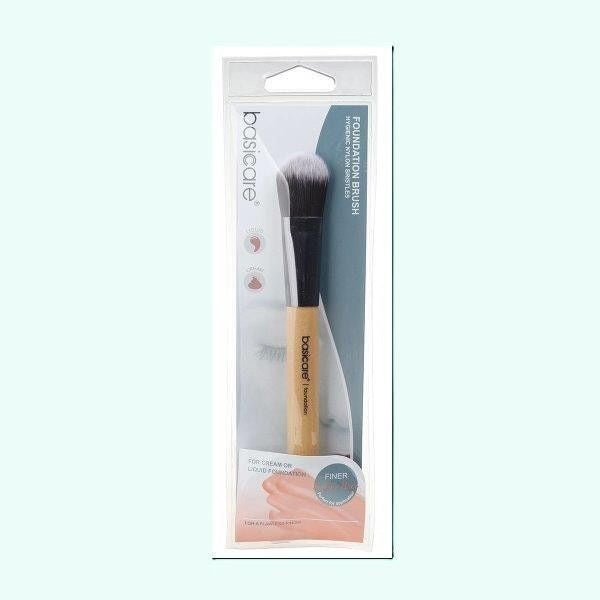 Foundation Brush Nylon Bristles 16cm-Basicare-Matakana Pharmacy