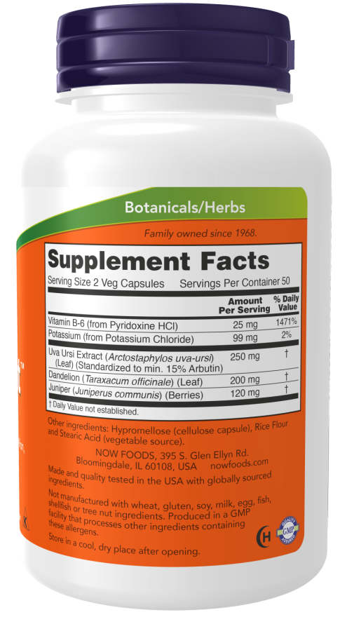 Image of Water-Out 100vcaps supplement facts