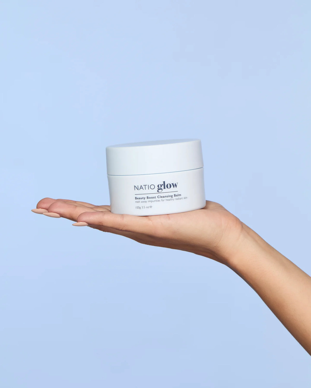 Glow Beauty Boost Cleansing Balm 100g-Natio-Matakana Pharmacy