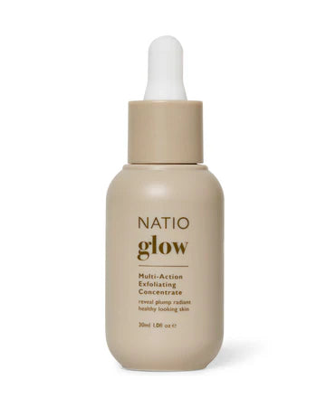 Glow Multi-Action Exfoliating Concentrate 30mL-Natio-Matakana Pharmacy