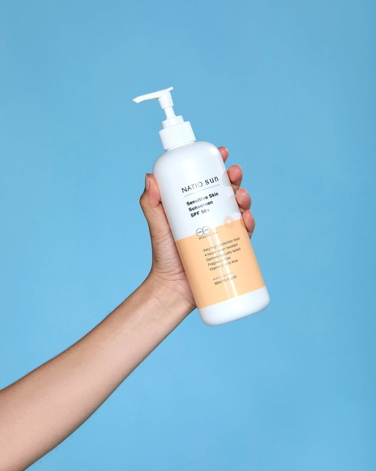 Sensitive Skin Sunscreen SPF50+ 500ml