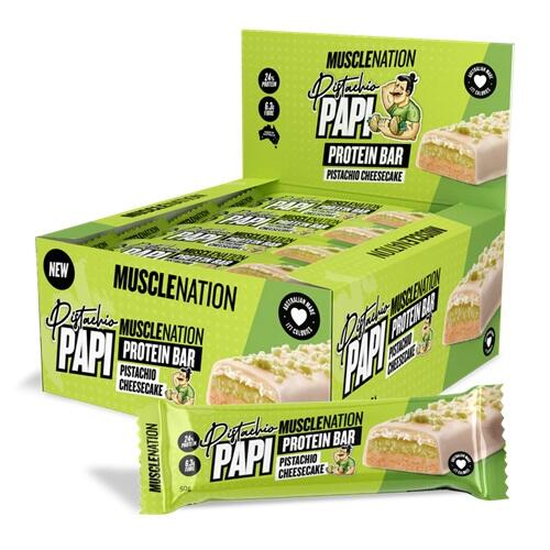 Cheesecake Protein Bar Pistachio Single Bar 60g-MuscleNation-Matakana Pharmacy