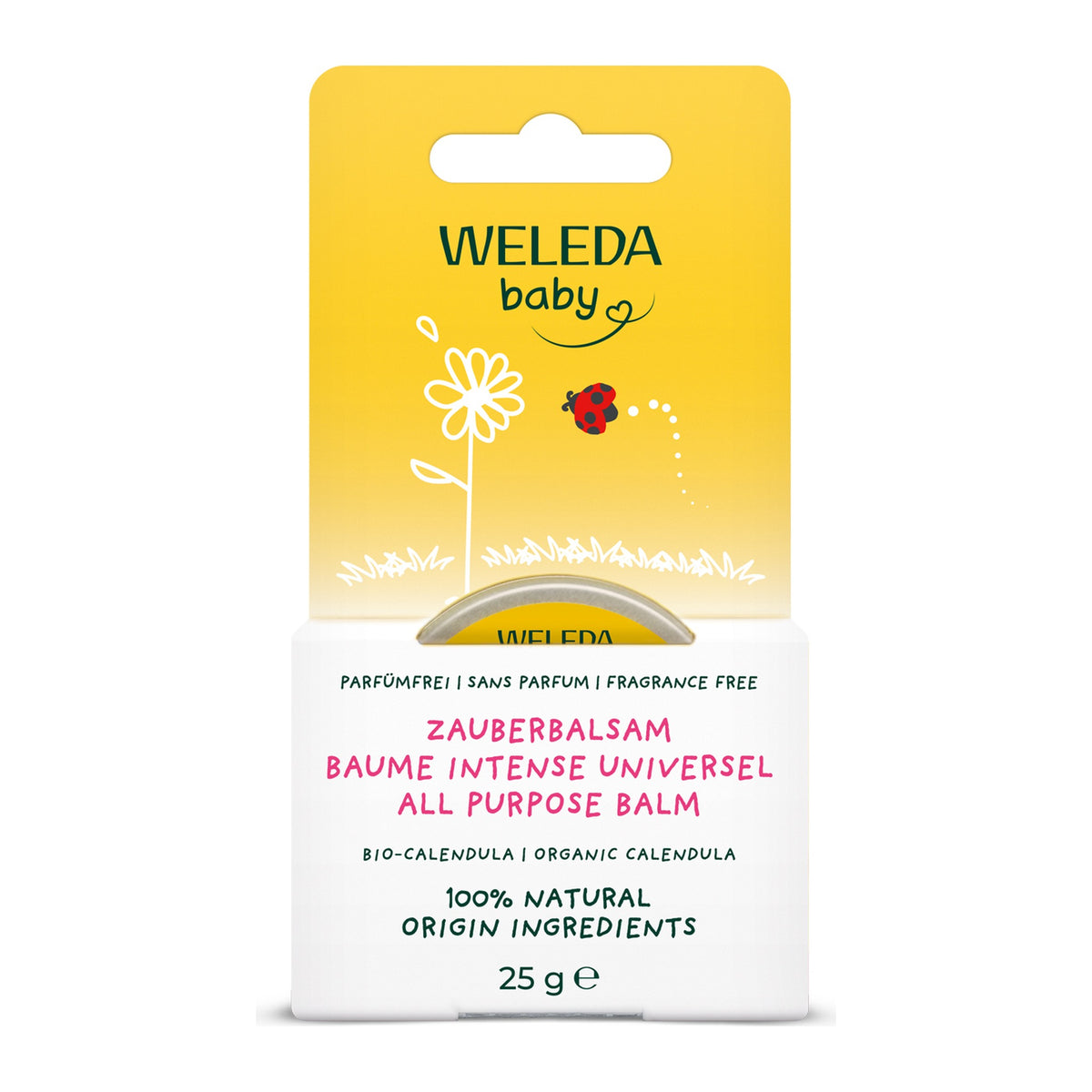 Weleda Calendula All Purpose Balm 25g, pack detail