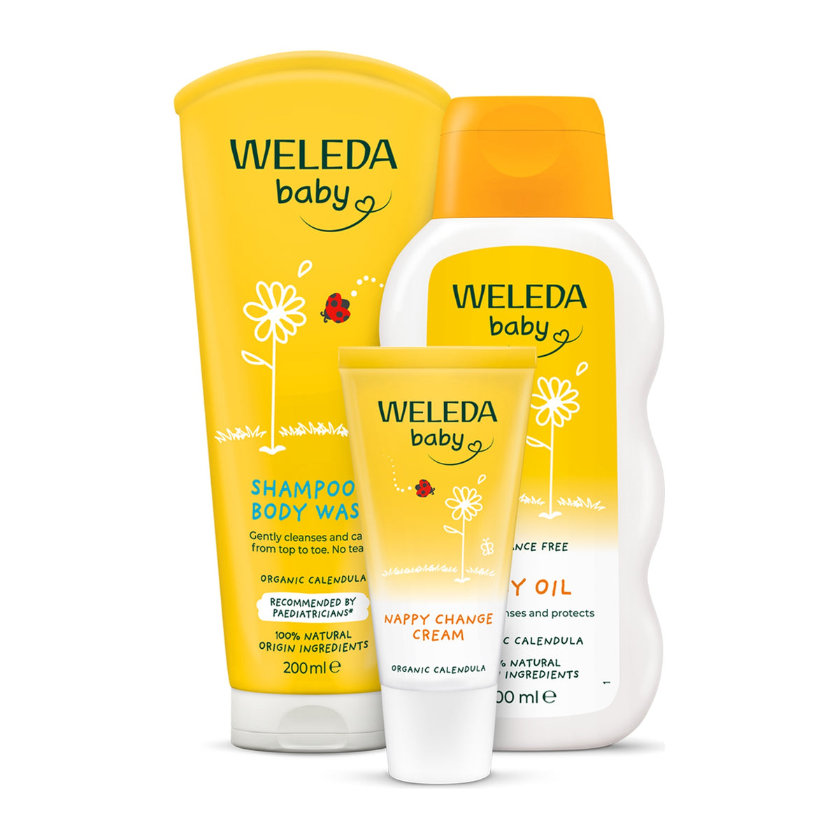 Weleda Calendula Baby Care Gift Set, pack detail