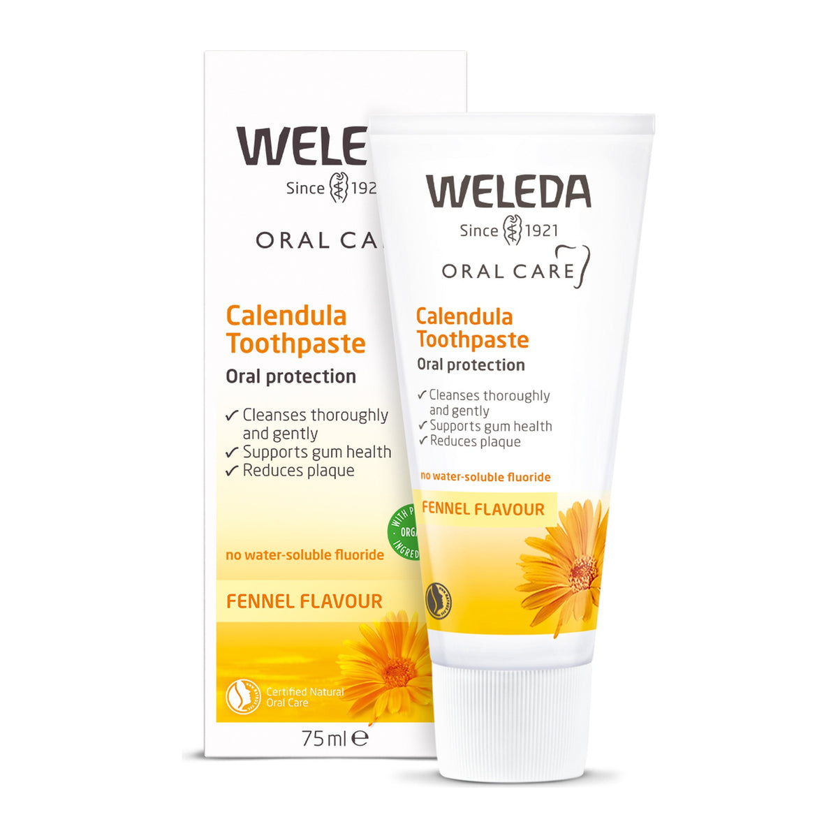 Weleda Calendula Toothpaste 75ml, pack detail