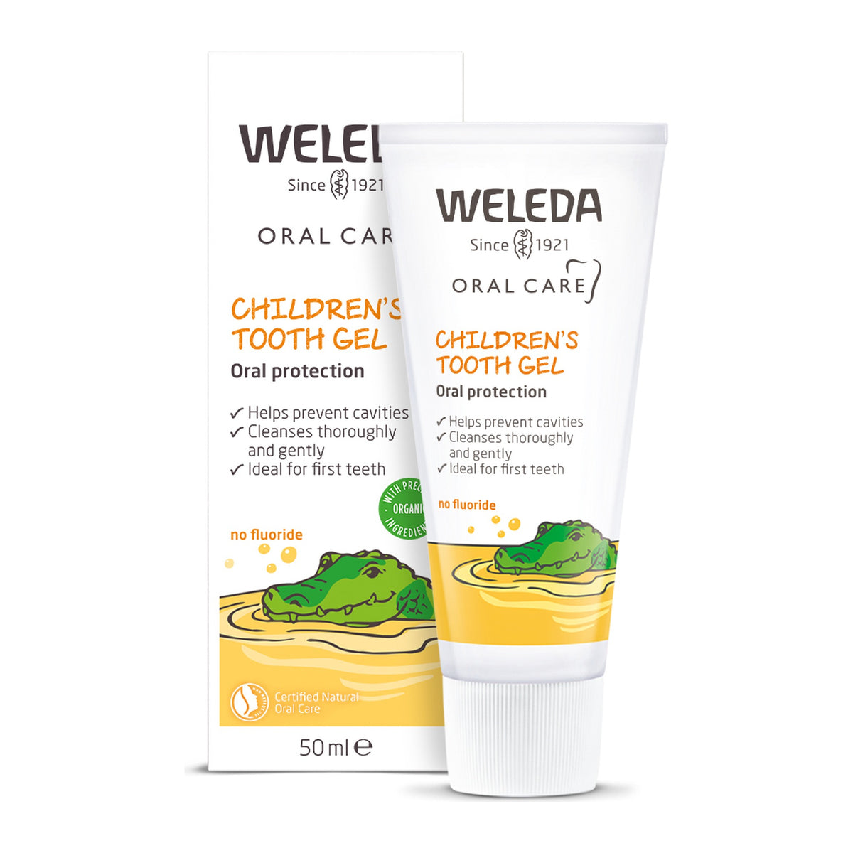 Weleda Childrens Tooth Gel 50ml, pack detail