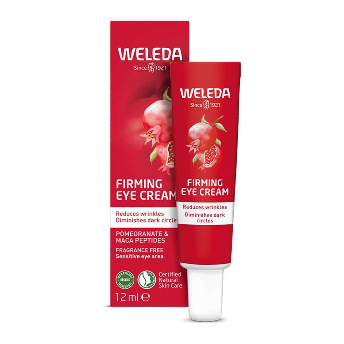 Weleda Firming Eye Cream Pomegranate & Maca 12ml, pack detail