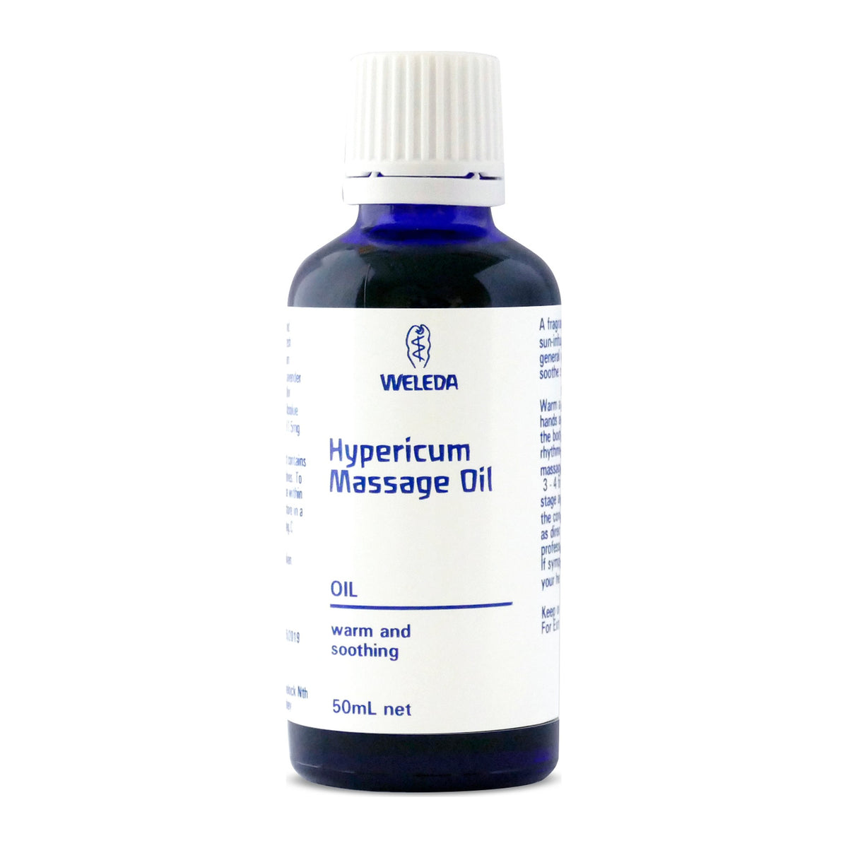 Weleda Hypericum Massage Oil 50ml, front of pack