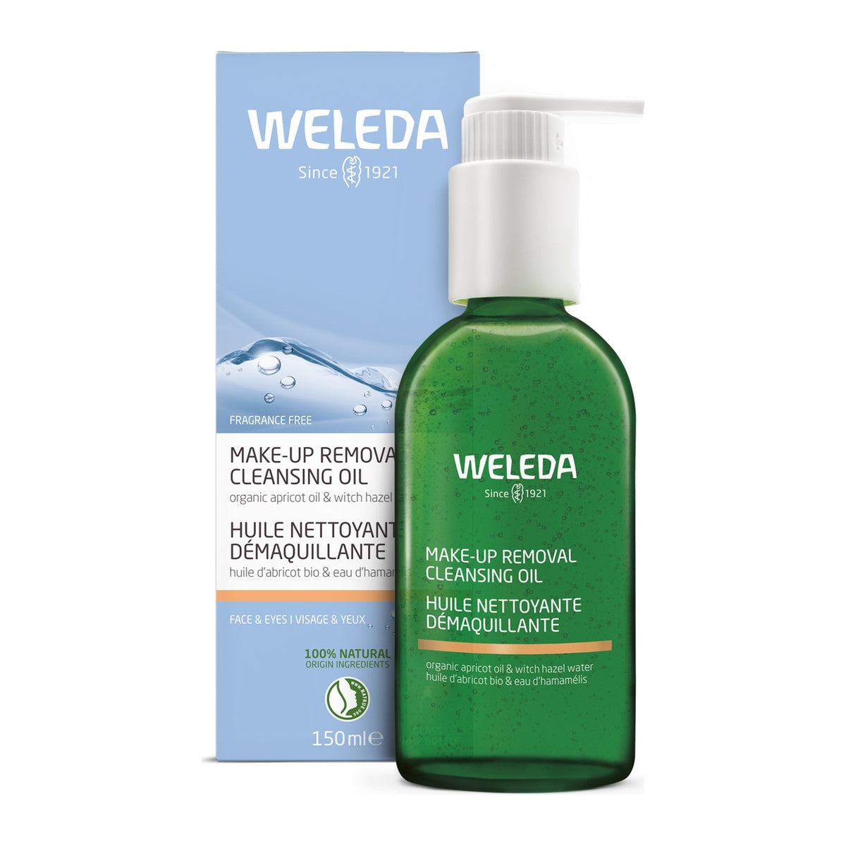 Weleda Make-Up Removal Cleansing Oil 150ml, pack detail