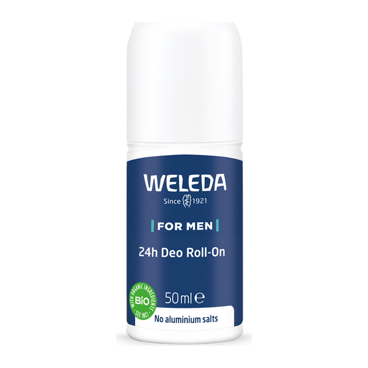 Weleda Men 24hr Roll-On Deodorant 50ml, front of pack